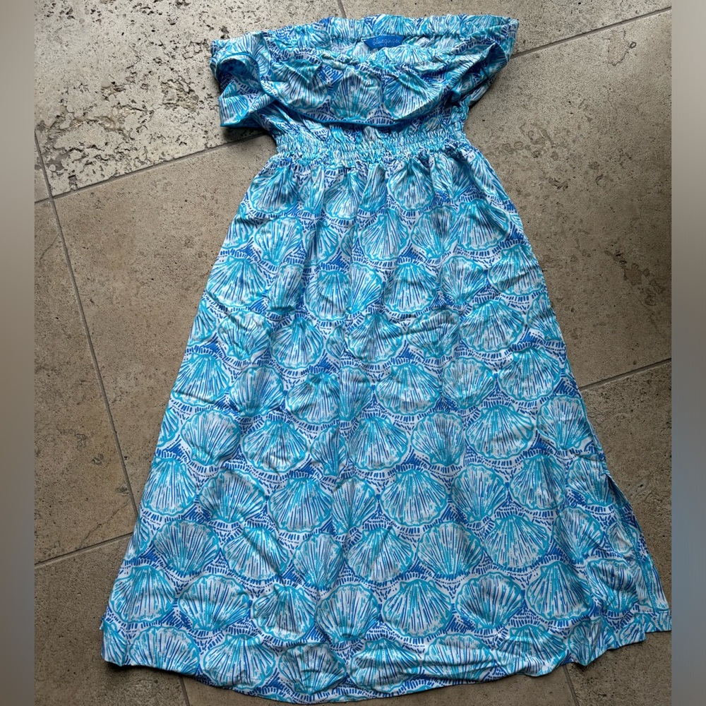 Blue Ginger Patterned Dress